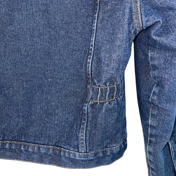 Natural North Montreal Vintage Womens Jacket Size S Blue Denim Quilted Lining - Picture 10 of 10